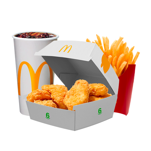 Menu Chicken McNuggets™ (Boîte de 6 pcs)