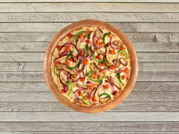 Pizza Poulet Sauce BBQ - Pâte Traditionnelle