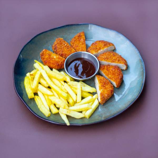 Chicken Nuggets Et Ses Frites