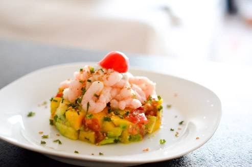 TARTARE AVOCAT AUX CREVETTE