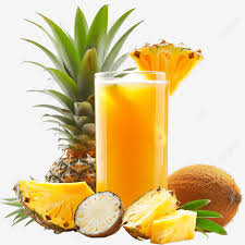 jus d'ananas + fruit secs