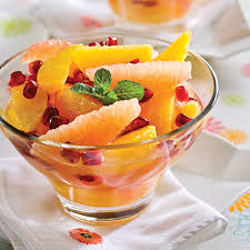 salade de fruits orange