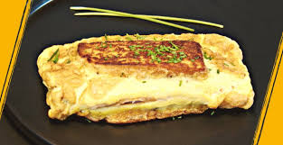 sandwich foie avec omelette