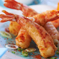 gambas tempura