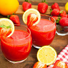 jus fraise citron