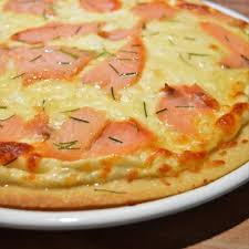 pizza saumon