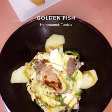 plat golden fish