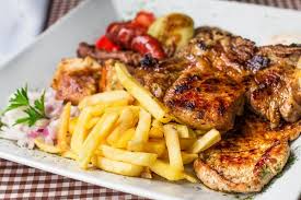 plat grillade mixte de poulet