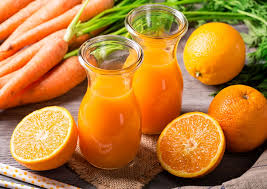 jus d orange et carotte