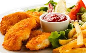 chicken nuggets avec frites maison