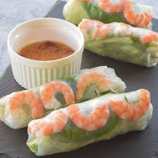 rouleaux crevettes