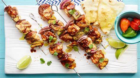 brochette poulet au Mexicain